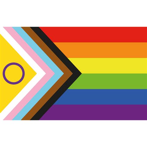 Intersex Inclusive Progress Pride Flag Queer Cities Pride Merch