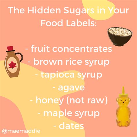 The Hidden Sugars In Your Food Labels — Madison Mae
