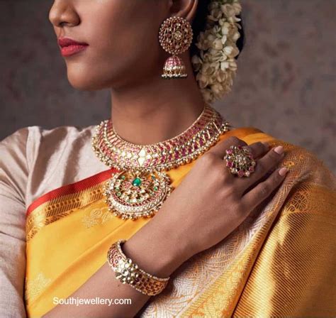 Kundan Necklace Set Indian Jewellery Designs