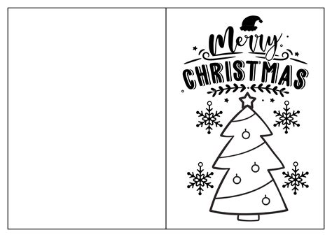 15 best black and white holiday christmas cards printables pdf for free at printablee