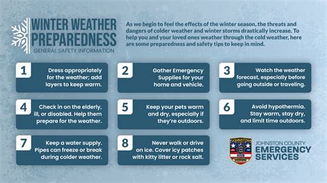 Winter Weather Preparedness- General Safety Info | EM Division | JoCo