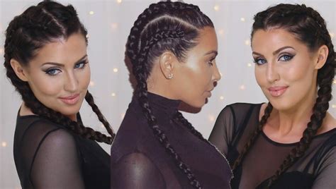 How To Cornrows Kim Kardashian Double Dutch Braids Dutch Braid Double Dutch Braid Dutch