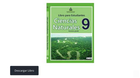 Libro De Ciencias Naturales 9 Grado Honduras¿cómo Descargar Este