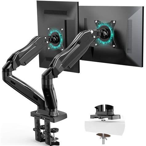 Buy Am Alpha Dual Monitor Stand Monitor Arms For 2 Monitors Height