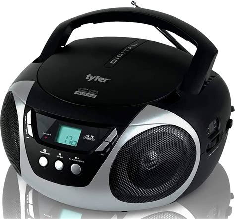 Tyler Portable Sport Stereo Cd Player With Amfm Radio And Aux