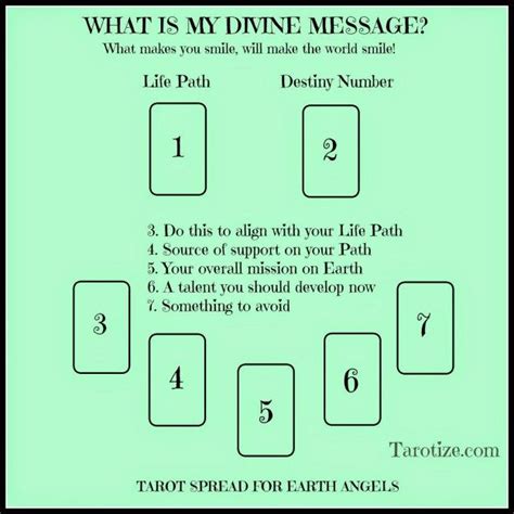 Life Purpose Tarot Spread For Earth Angels Tarot Spreads Reading