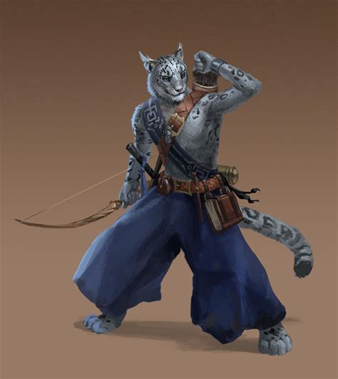 [oc] Tabaxi Monk Commission R Dnd