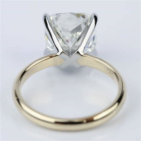 T.w.) in 14k white gold $7,000.00 $24.99 diamond bonus buy $24.99 diamond bonus buy Yellow Gold Comfort-Fit 4.70 Carat Cushion Cut Solitaire ...