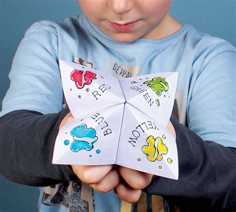 How To Make A Paper Fortune Teller With Funny Fortunes