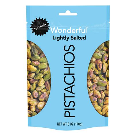 Save On Wonderful Pistachios Lightly Salted No Shells Order Online