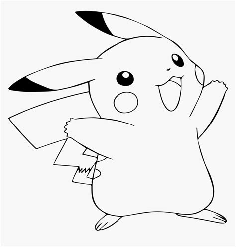 Pikachu Pokemon Coloring Page Free Printable Templates