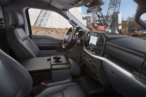 2021 Ford F 150 Folding Shifter Interior Work Surface Sync 4 Detailed On Video Autoevolution