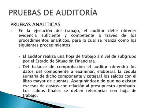 Auditoría Financiera A Los Rubros Caja Y Bancos
