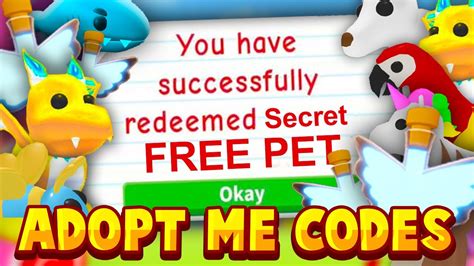 Even though adopt me codes existed in the past, the option to even redeem codes has now been removed from the game. *NEW* WORKING ADOPT ME CODES 2020!? Plus FREE Fly Potions ...