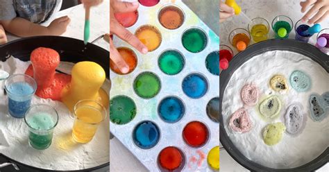 Baking Soda And Vinegar Experiments Color Explosion Science For Kids