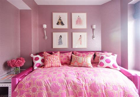 Glam Pink Girls Room Contemporary Girls Room