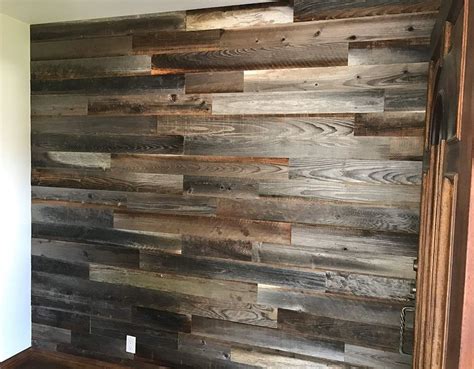 How To Create And Install A Diy Reclaimed Wood Accent Wall In 2020
