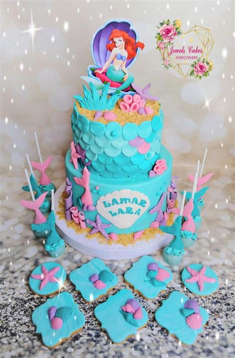 Lovely Mermaid Cake Decorated Cake By Jewelscakessss Cakesdecor