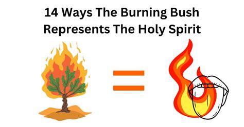 14 Ways The Burning Bush Represents The Holy Spirit Scriptural Thinking