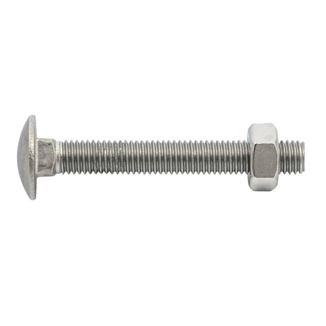 Zenith M10 X 75mm Stainless Steel Cup Head Bolt And Nut Bunnings