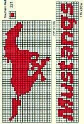 No fewer than six factory performance mustang the mustang e was produced in 1969 for those looking for more of an economic friendly mustang. Ford mustang cross stitch chart | Cross stitch charts ...
