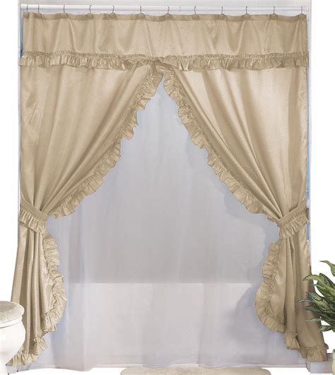 Double Swag Shower Curtain Foter
