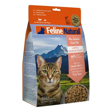 This is how i evaluate cat food and what i use and recommend.many people ask me what about. K9 Feline Natural Lamb and Salmon Feast Raw Grain Free ...