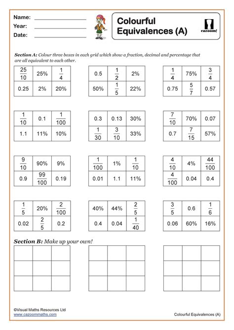 Year maths worksheets printable maths worksheets