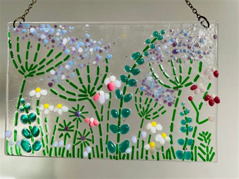 Fused Glass Kit Craft Kit Glass Art Make At Home Fused Etsy Uk