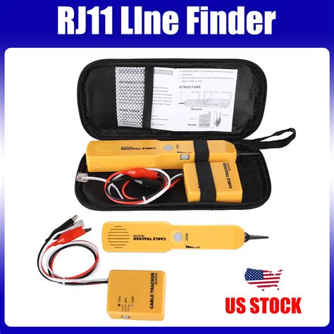 Eeekit Network Rj11 Line Finder Cable Tracker Tester Toner Electric