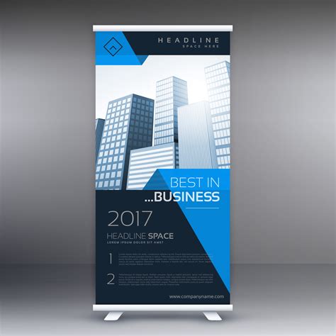 Company Roll Up Banner Display Download Free Vector Art Stock