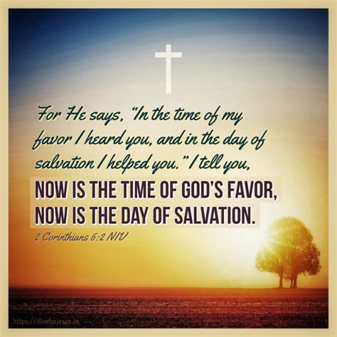 Time of God’s Favor – I Live For JESUS