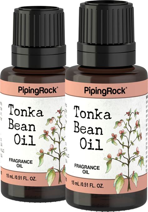 Tonka Bean Fragrance Oil 2 Dropper Bottles X 12 Oz 15 Ml Pipingrock Health Products