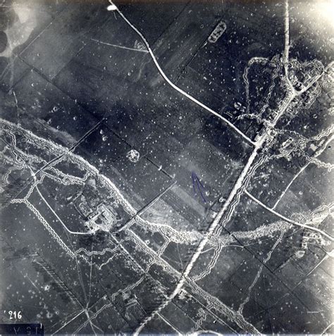 aerial picture of trench system around ypres flanders field ypres design theory historical