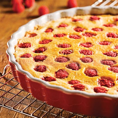 Clafoutis aux framboises