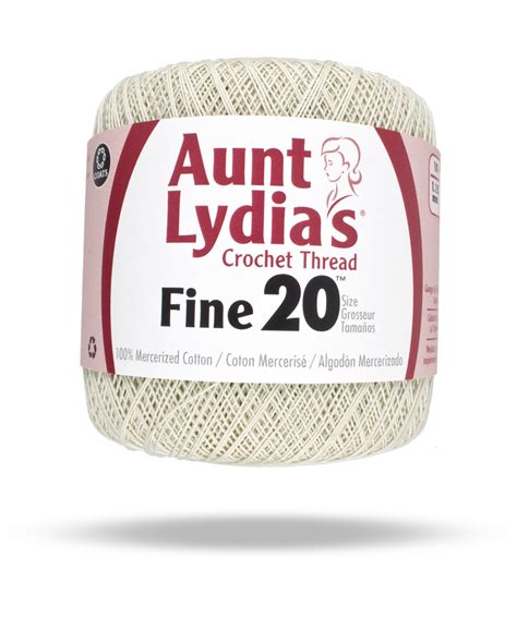 Aunt Lydia's Fine Crochet Size 20 | Thread crochet, Crochet size, Crochet