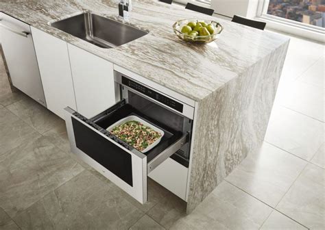 In many cases, for these types of appliances, it's necessary to remove two of the bottom drawers of the tall oven cabinet to allow for the additional height necessary to install the. Very Elegant Jenn Air Microwave Drawer | Drawer design ...