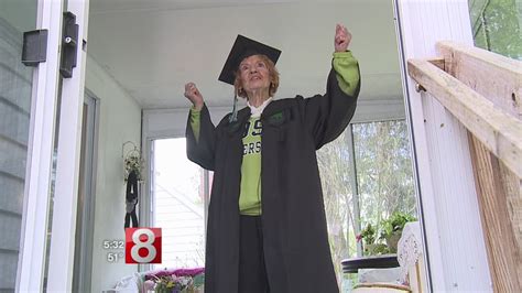 84 Year Old Woman Graduates From Post University Youtube