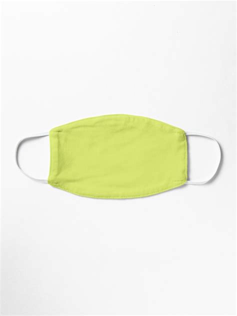 Lime Green Colour Face Mask By Ninjakandy Redbubble Lime