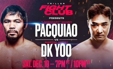 How To Watch Manny Pacman Pacquiao Vs Dk Yoo Exhibition Boxing Match