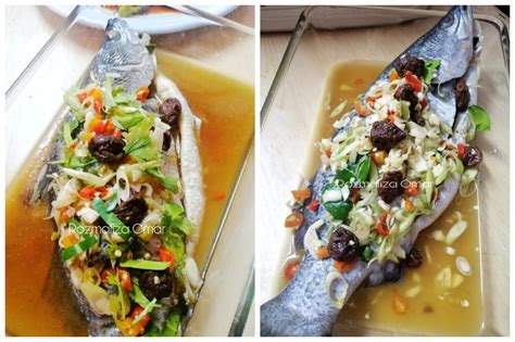 Ikan siakap stim thai asam boi. Cara mudah untuk membuat Ikan Siakap masak Stim Asam Boi ...