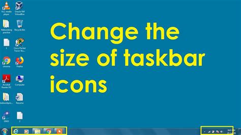 How To Change The Size Of Taskbar Icons In Windows 7 Youtube