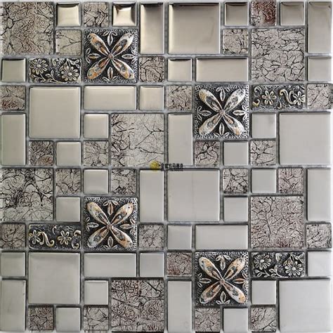 Crystal Beige Glass Mosaic Kitchen Backsplash Tile Jmfgt014 Etsy