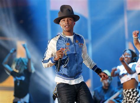 Pharrell Performs Happy At Wal Mart Meeting Though Workers Are