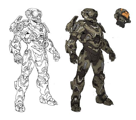 Heres A Ton Of Concept Art From Halo 5 Concept Art Concept Art