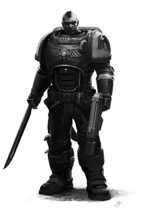 Space Marine Scout By Florian Gand Warhammer Warhammer 40k Space Marine