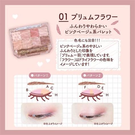 【店舗限定】キャンメイク プティパレットアイズ 01 プリュムフラワー の通販 【メイクアップソリューション オンライン】