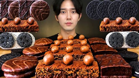 Sub 초콜릿 디저트 먹방 🍫🍫 Asmr Mukbang Chocolate Dessert Youtube