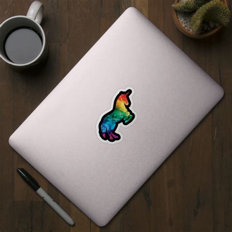 LGBTQ Unicorn Parade Rainbow Flag Lgbtq Sticker TeePublic