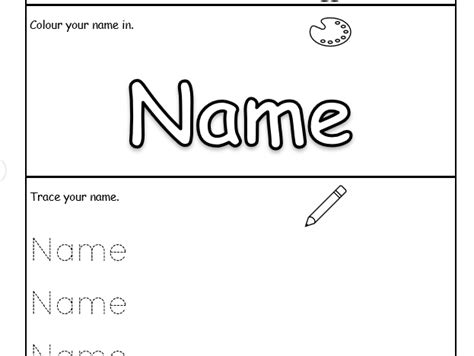 Writing Name Editable Teaching Resources